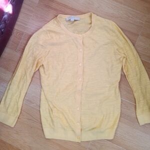 Ann Taylor Loft Lightweight Yellow  Sweater Size Small Pre-owned